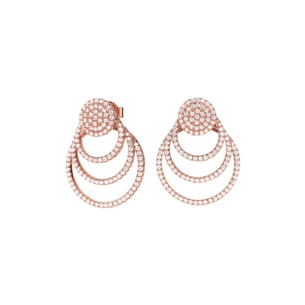 CYCLOS 18CT ROSE GOLD VERMEIL EARRINGS