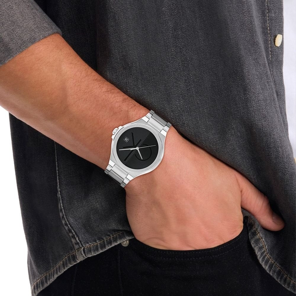 Calvin Klein Confidence Men's Grey Dial Stainless Steel Watch