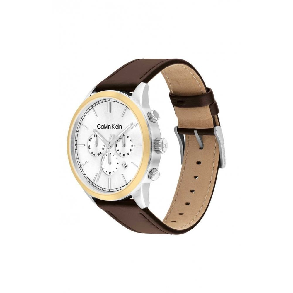 Calvin Klein Infinite Mens Leather Quartz Watch