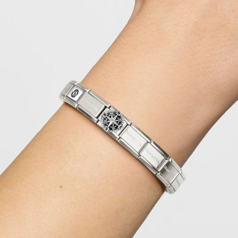 Nomination Oxidized Compass Charm