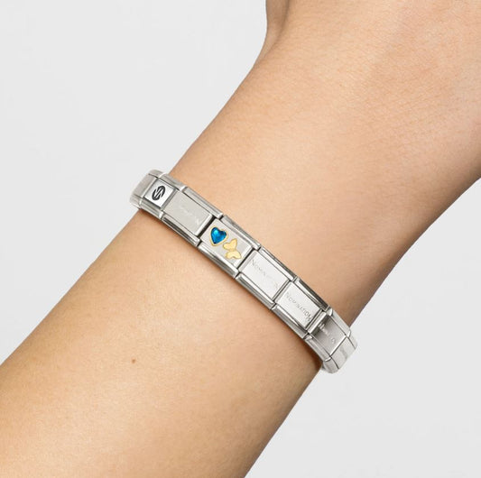 Nomination Dark Blue Butterfly Charm