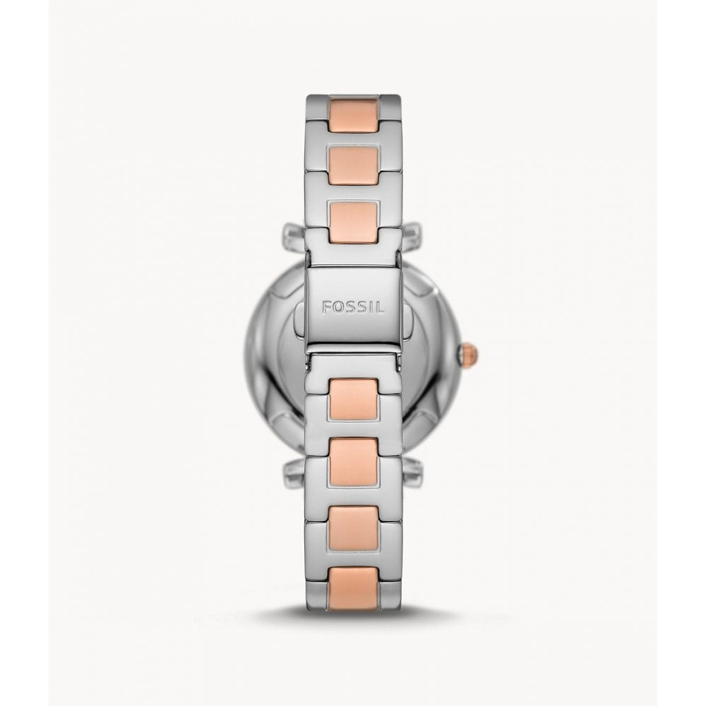 Carlie Three-Hand Date Two-Tone Stainless Steel Watch