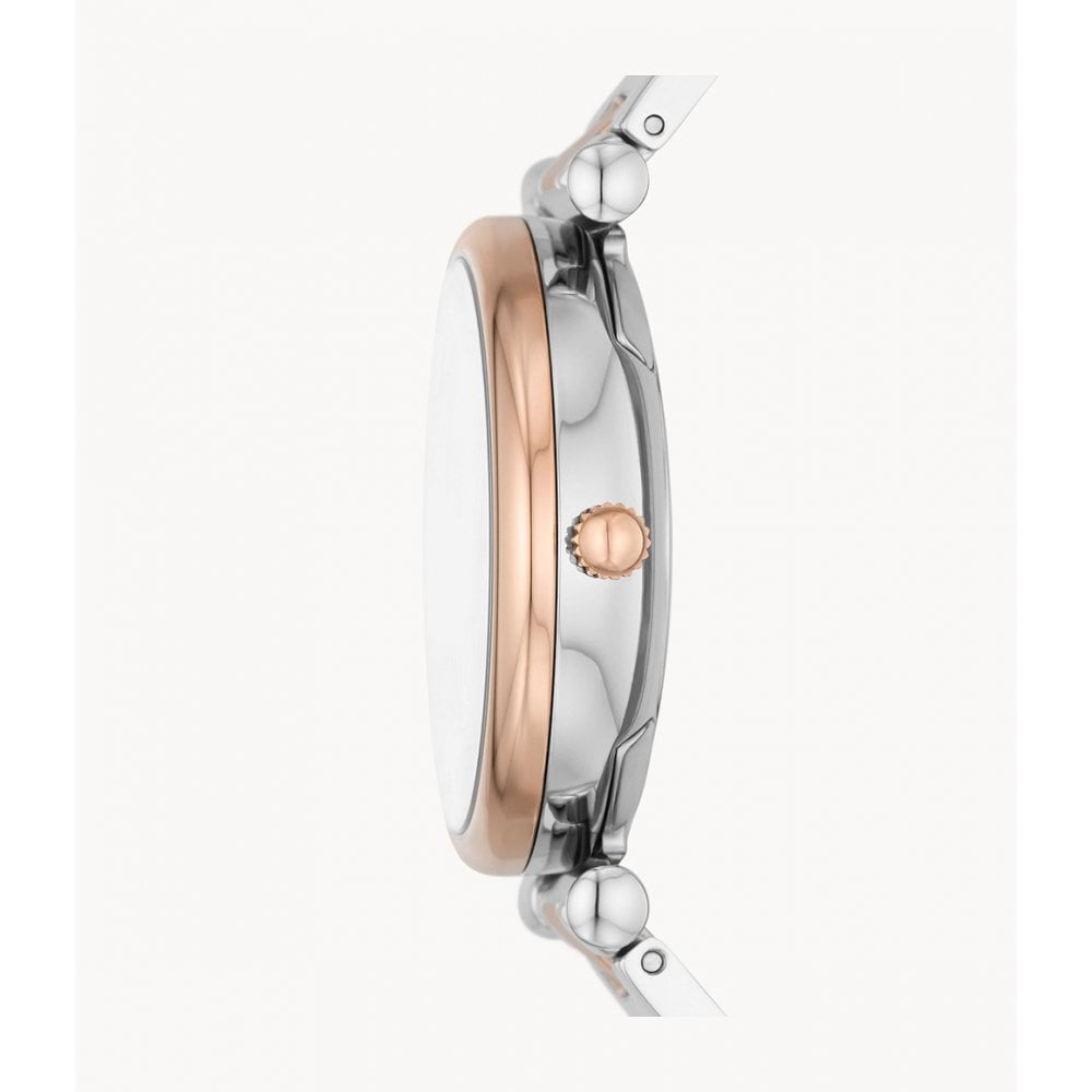 Carlie Three-Hand Date Two-Tone Stainless Steel Watch