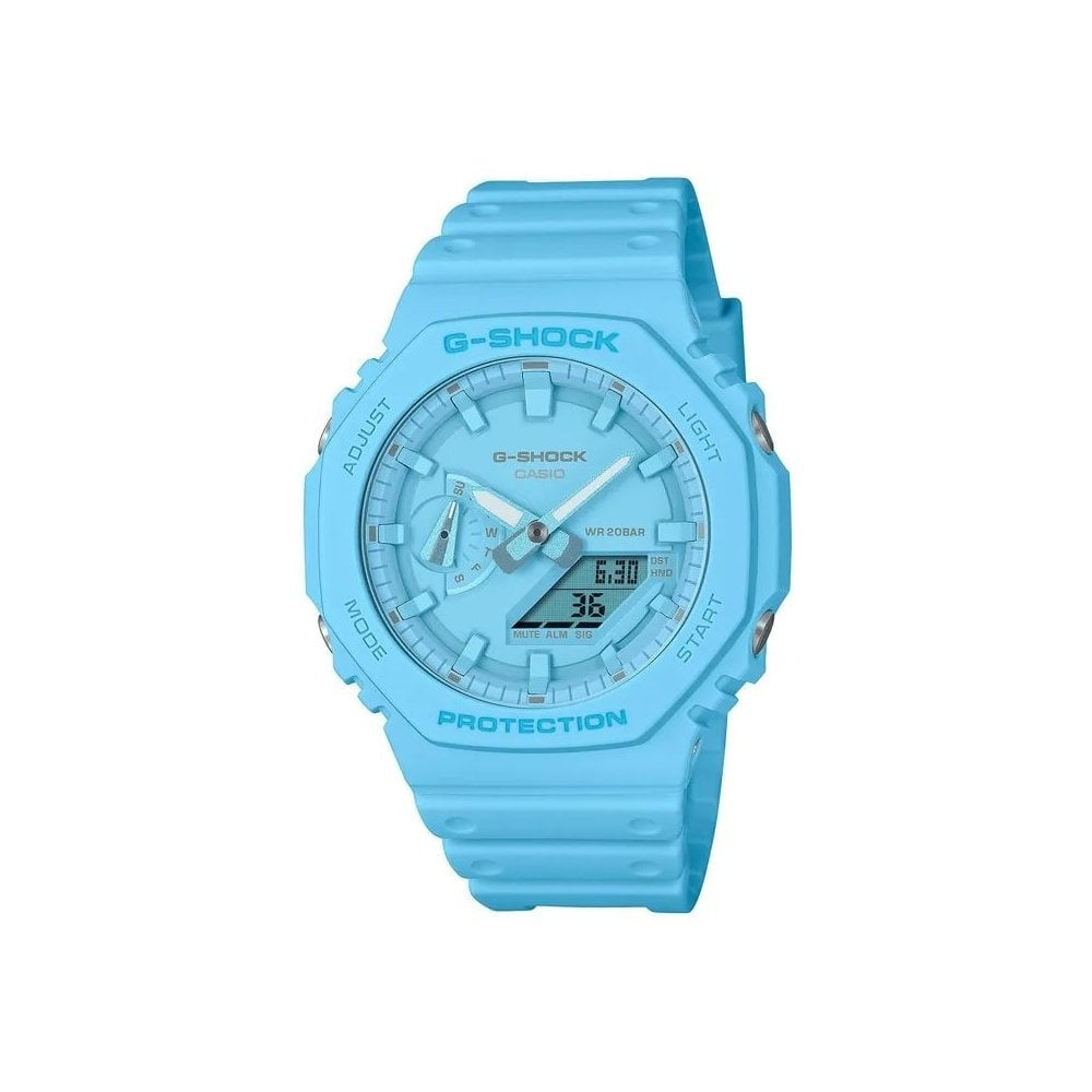 Casio G-Shock Tone-on-Tone Light Blue Watch – Adams Jewellers