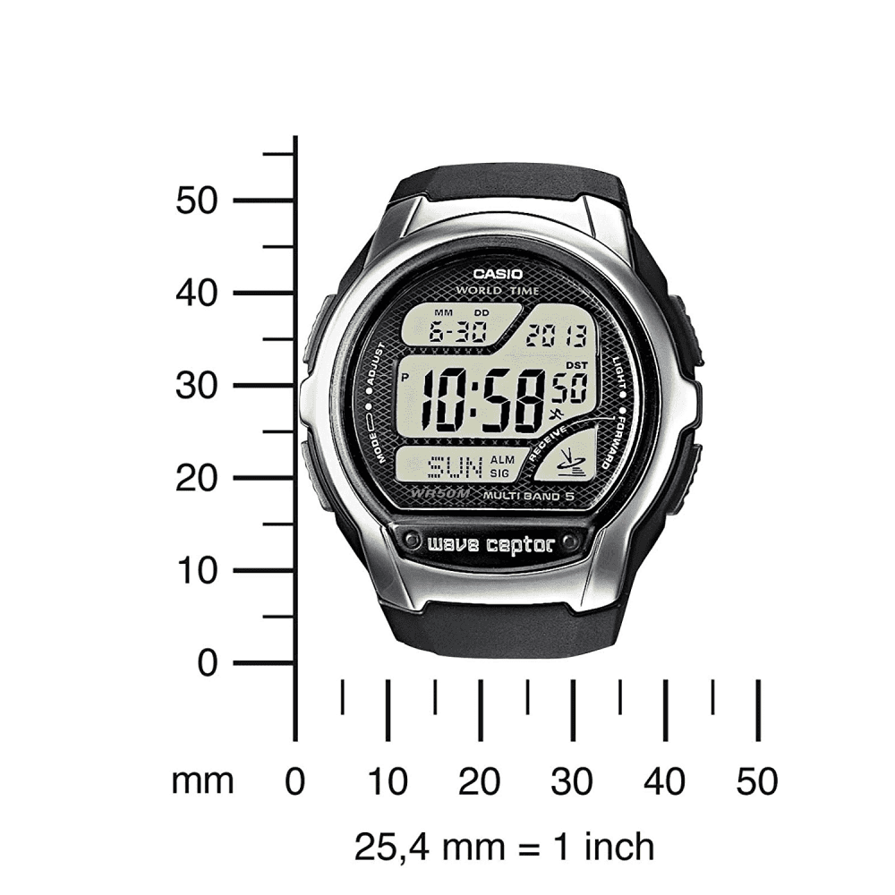 Casio Mens Waveceptor Radio Controlled Alarm Watch