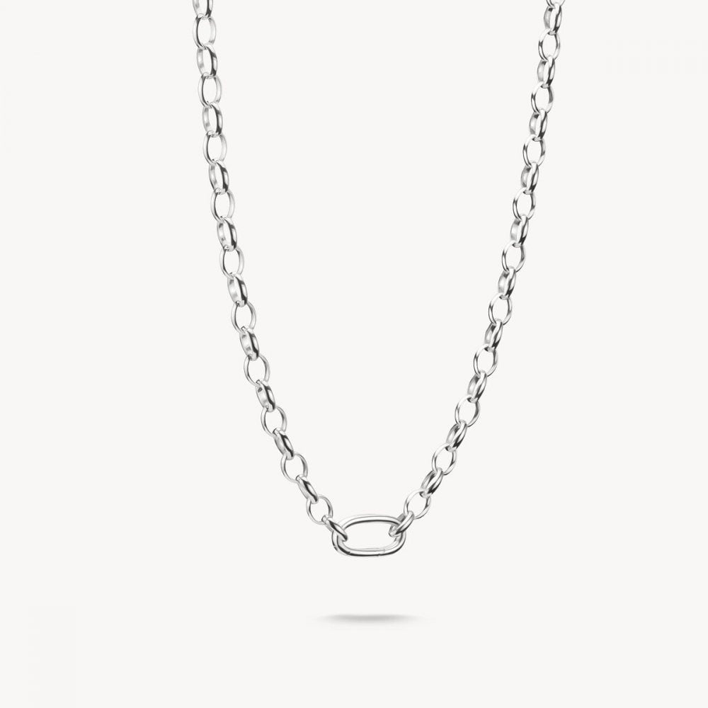 Charm necklace with Connect link silver