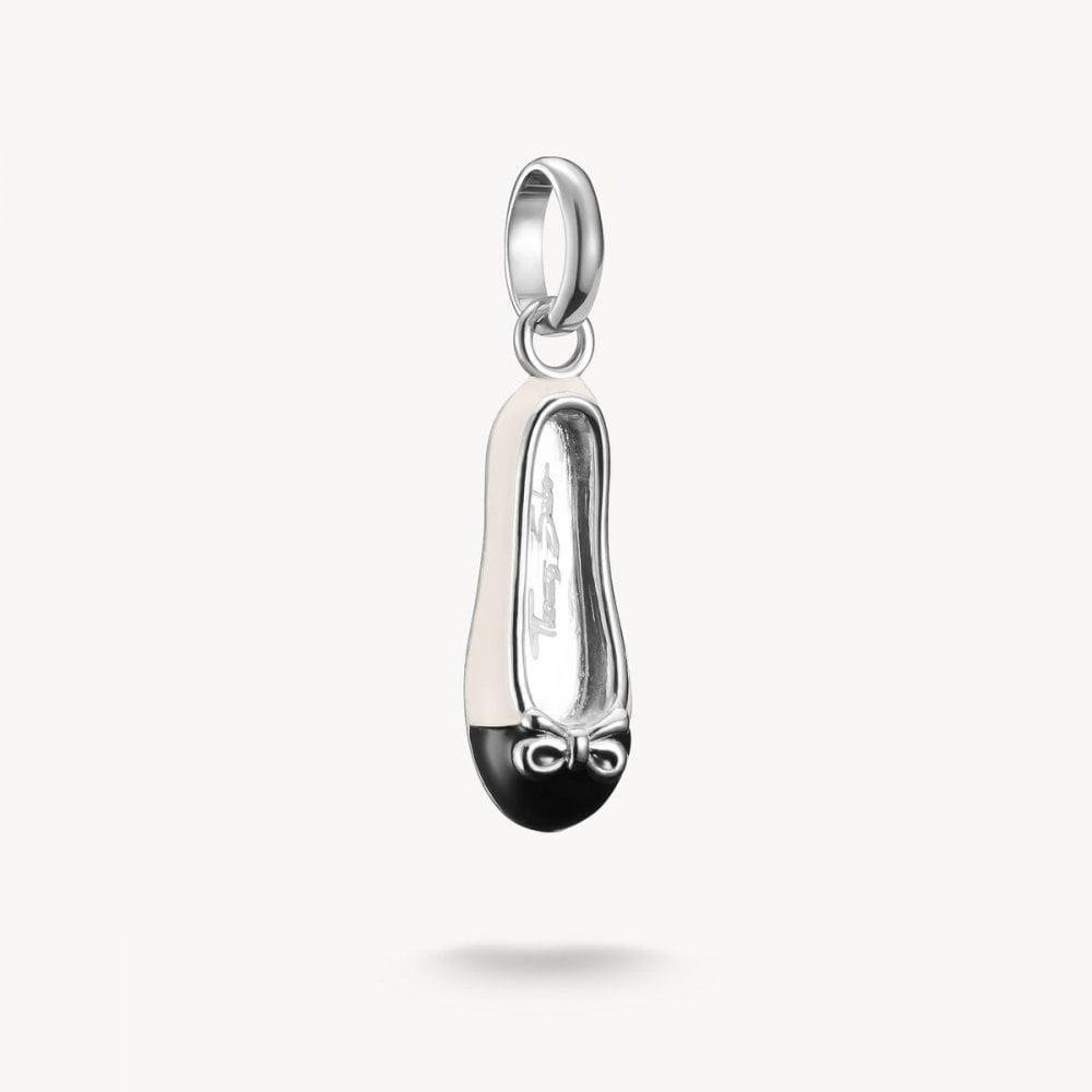 Charm pendant cream ballerina Connect silver