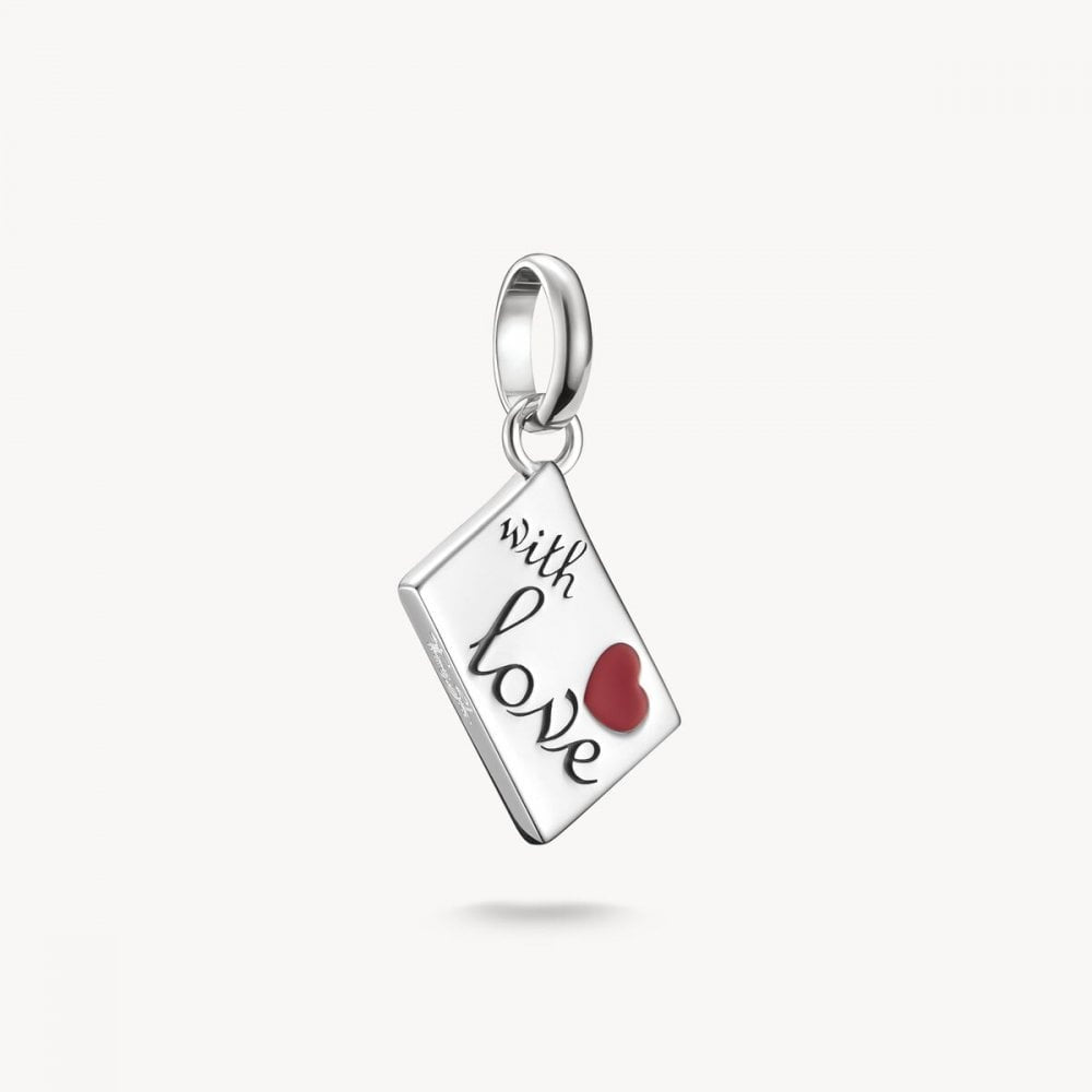 Charm pendant love letter Connect silver