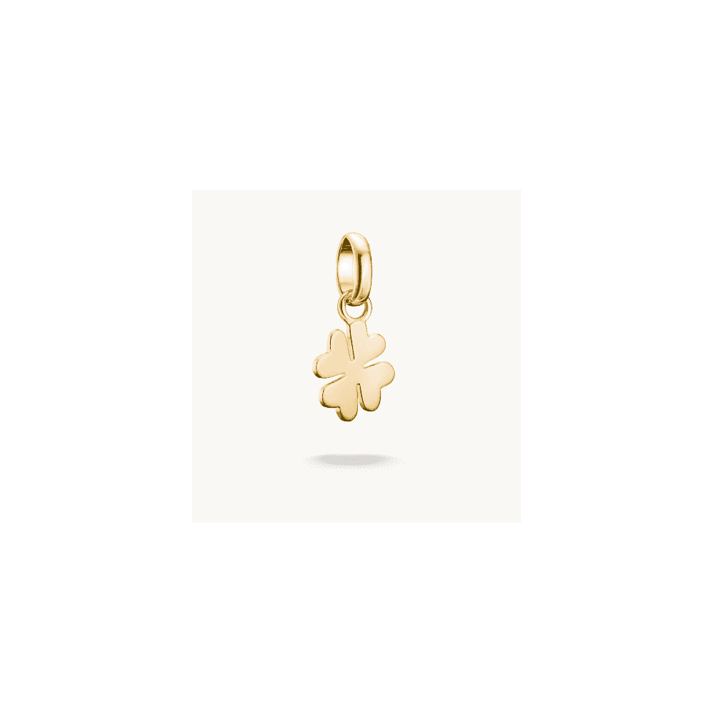 Charm pendant lucky clover Connect gold-plated