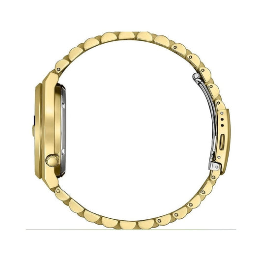 Citizen Tsuyosa 40mm Green Dial Yellow Gold Tone Steel Bracelet Watch