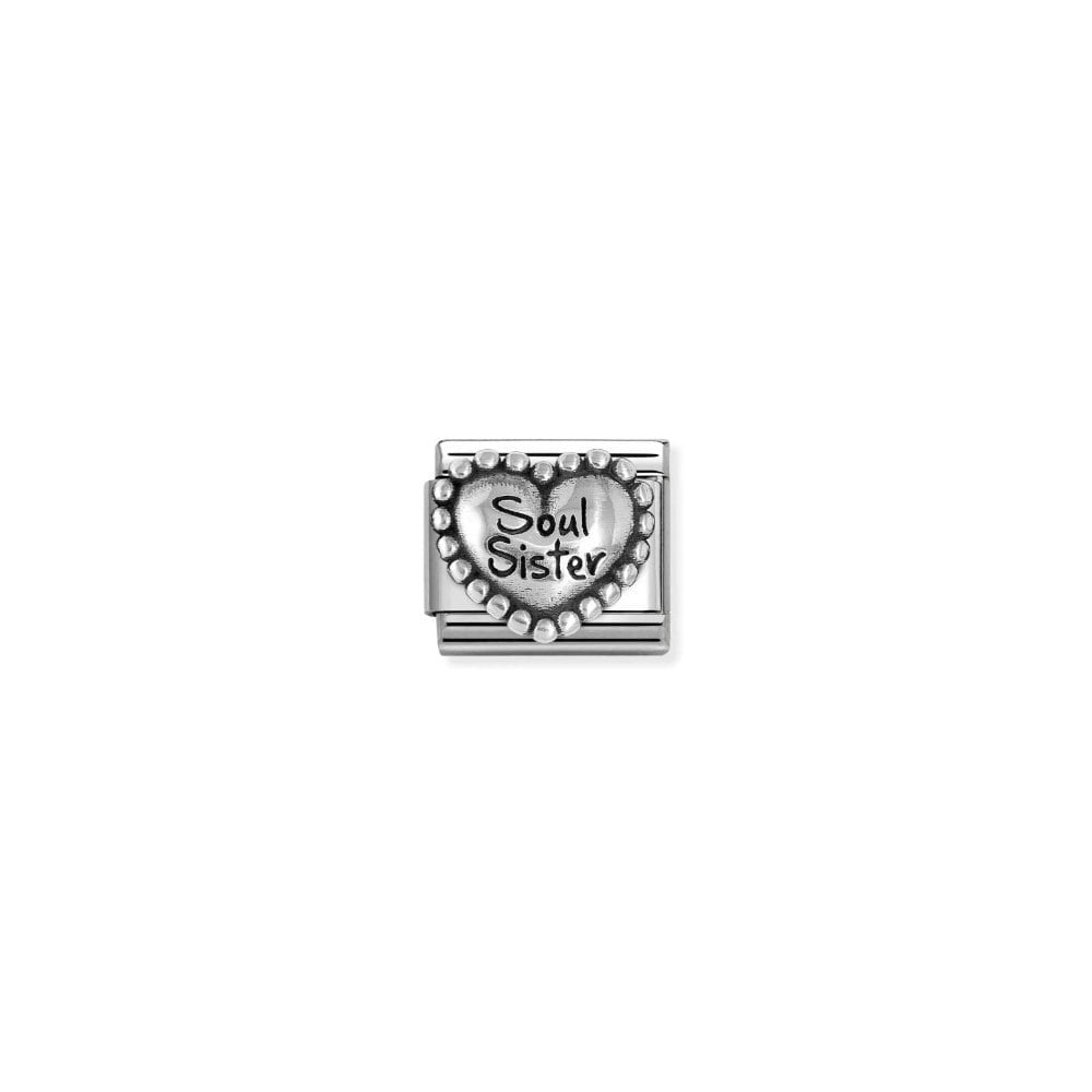 Composable Classic Link, Heart SOUL SISTER Charm