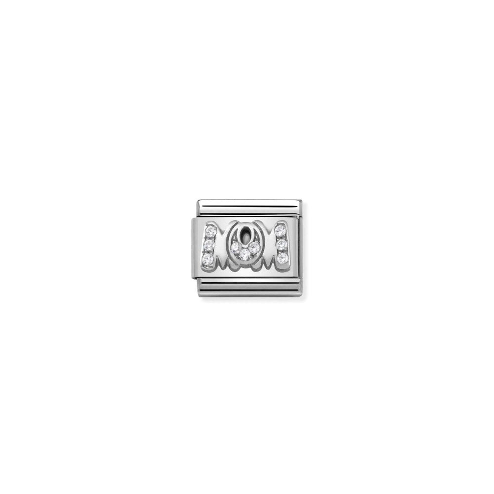 Composable Classic Link Mom with Stones charm