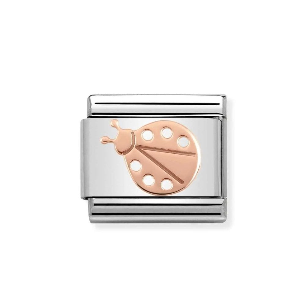 Composable Classic Link Rose Gold Ladybug Charm