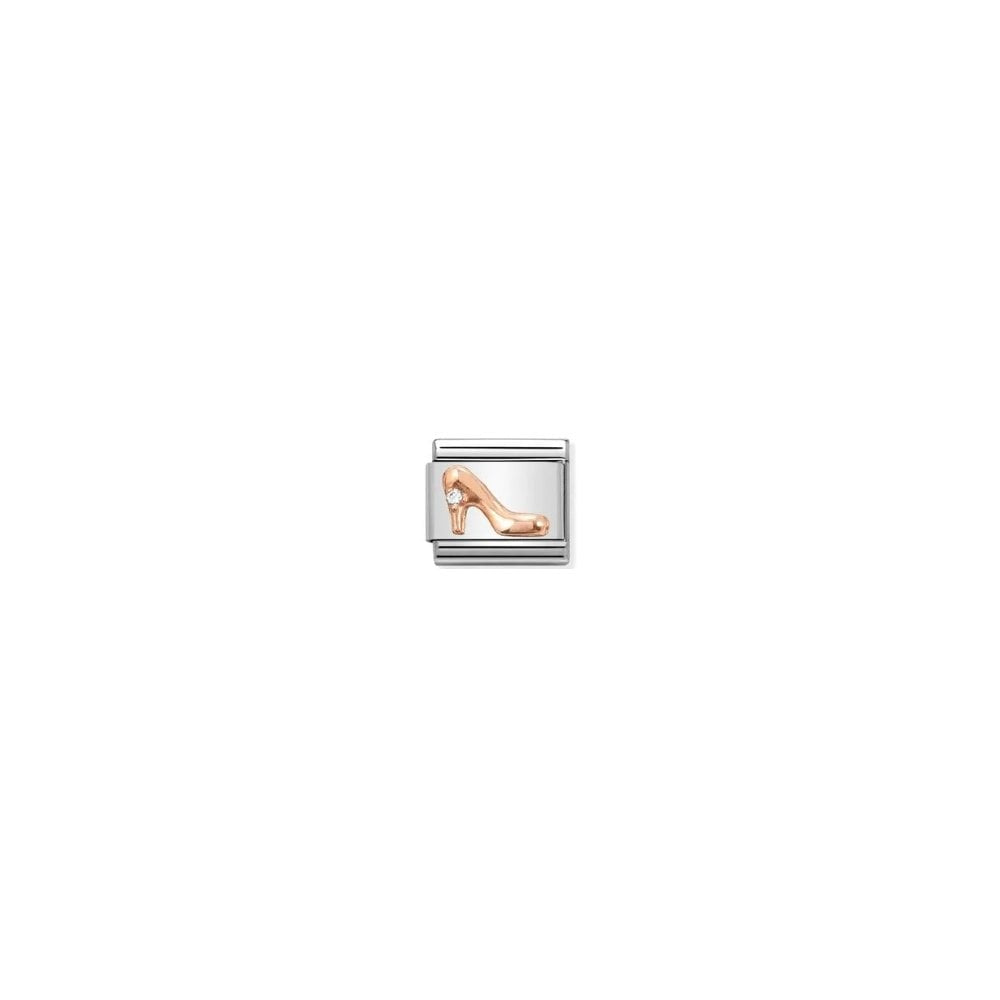 Composable Classic Link Rosegold High Heel Shoe Charm