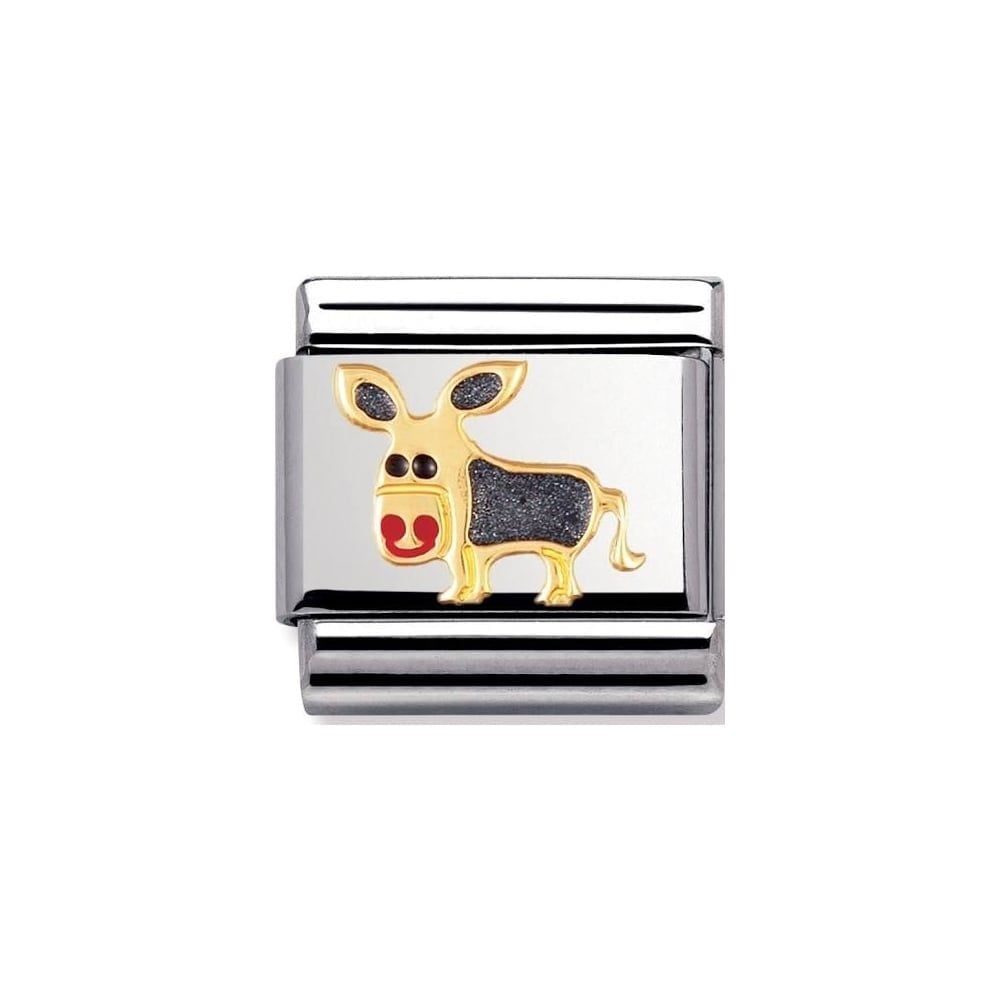 Composable Classic Link grey Donkey Charm