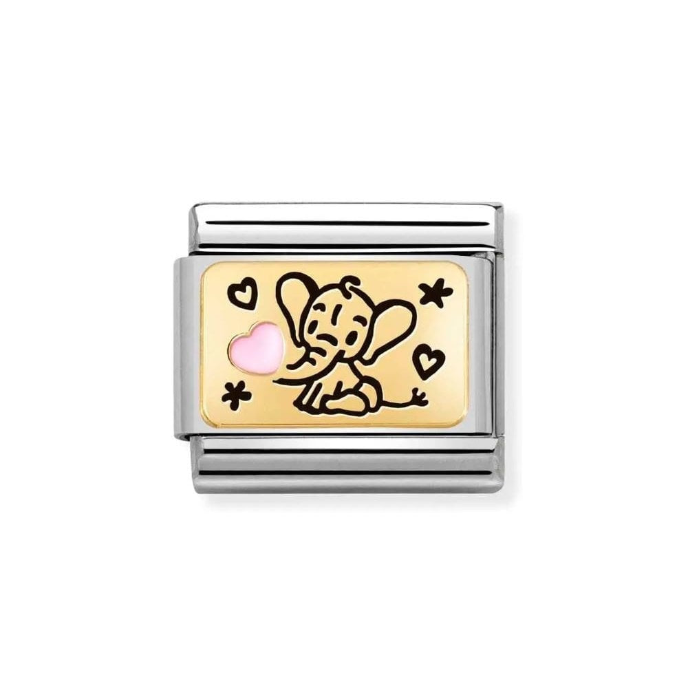 Composable Link, Pink Elephant Charm