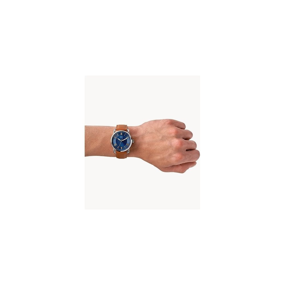 Copeland 42mm Three-Hand Luggage Leather Watch