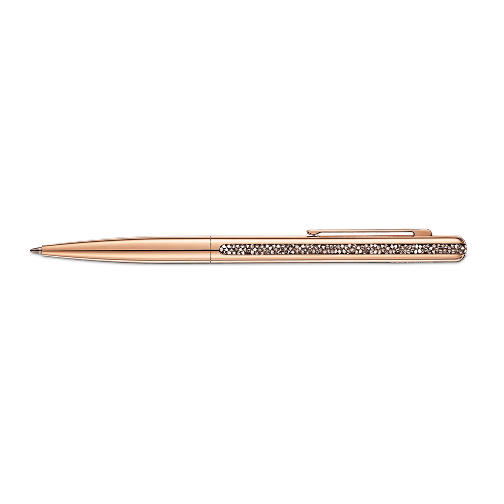 Crystal Shimmer ballpoint pen, Rose gold tone, Rose gold-tone plated