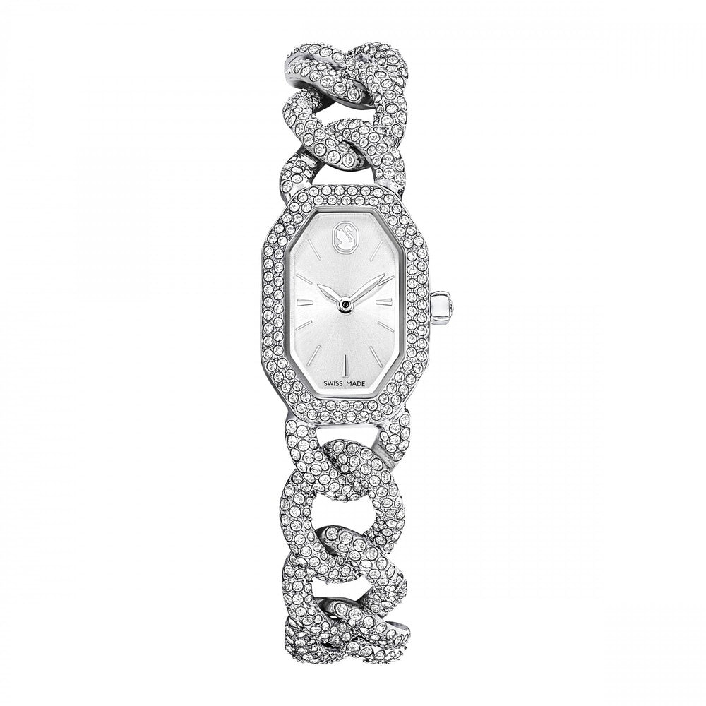 DEXTERA CHAIN LINK SILVER QUARTZ WATCH
