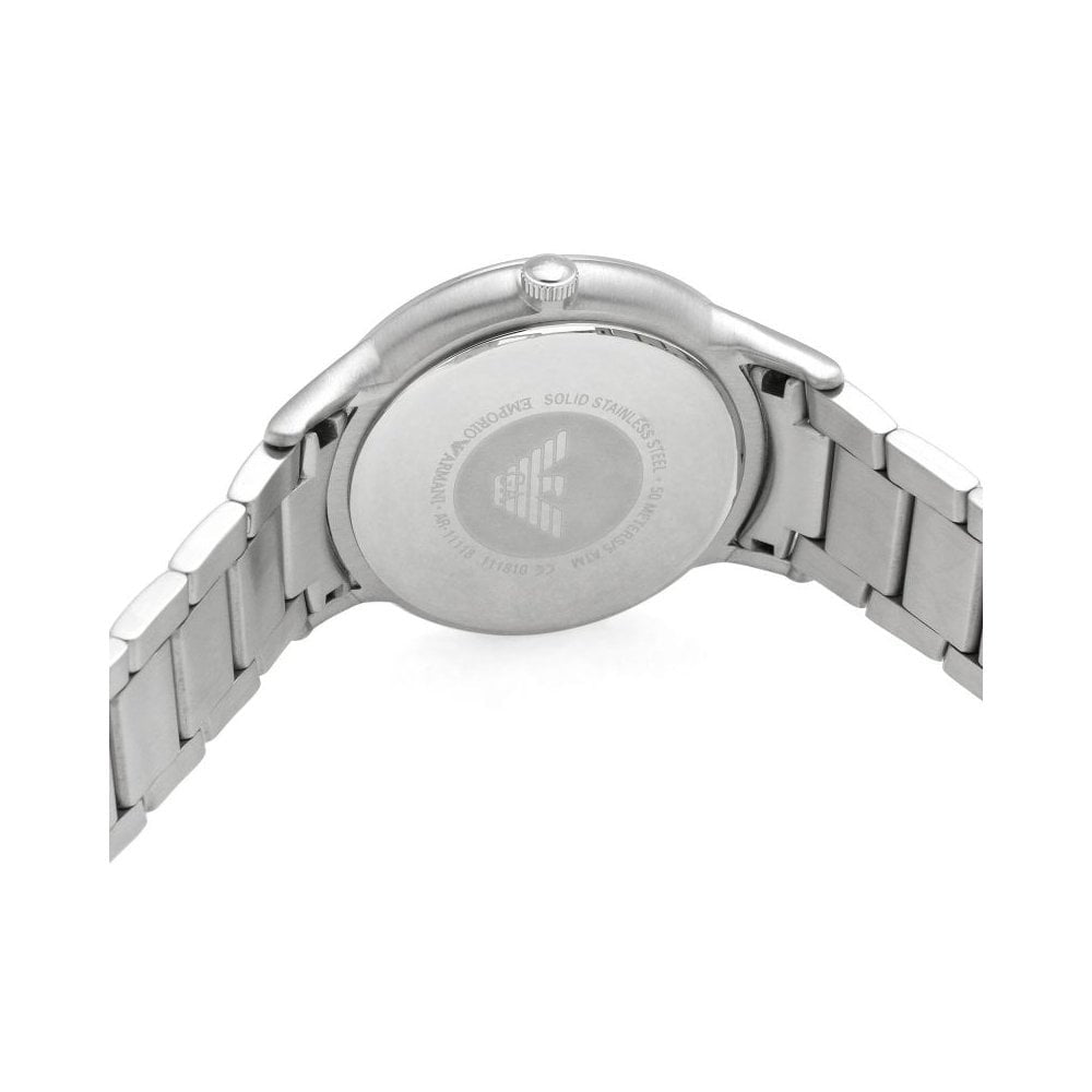 EMPORIO ARMANI MENS STAINLESS STEEL WATCH