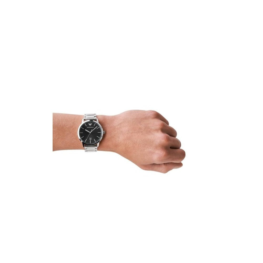 EMPORIO ARMANI RUGGERO BLACK MENS WATCH