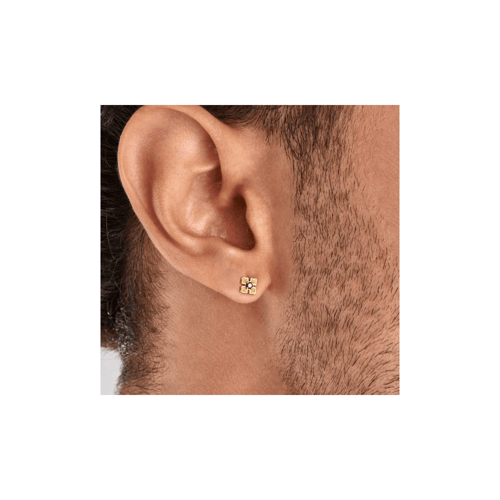 Ear studs royalty gold