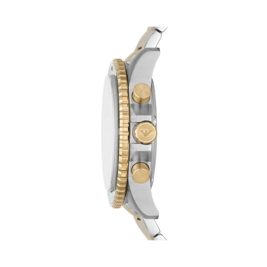 Emporio Armani Chronograph Two-Tone Stainless Steel Watch