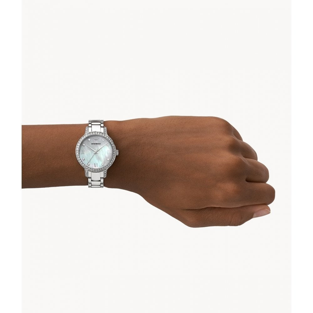 Emporio Armani Cleo Stainless Steel Watch