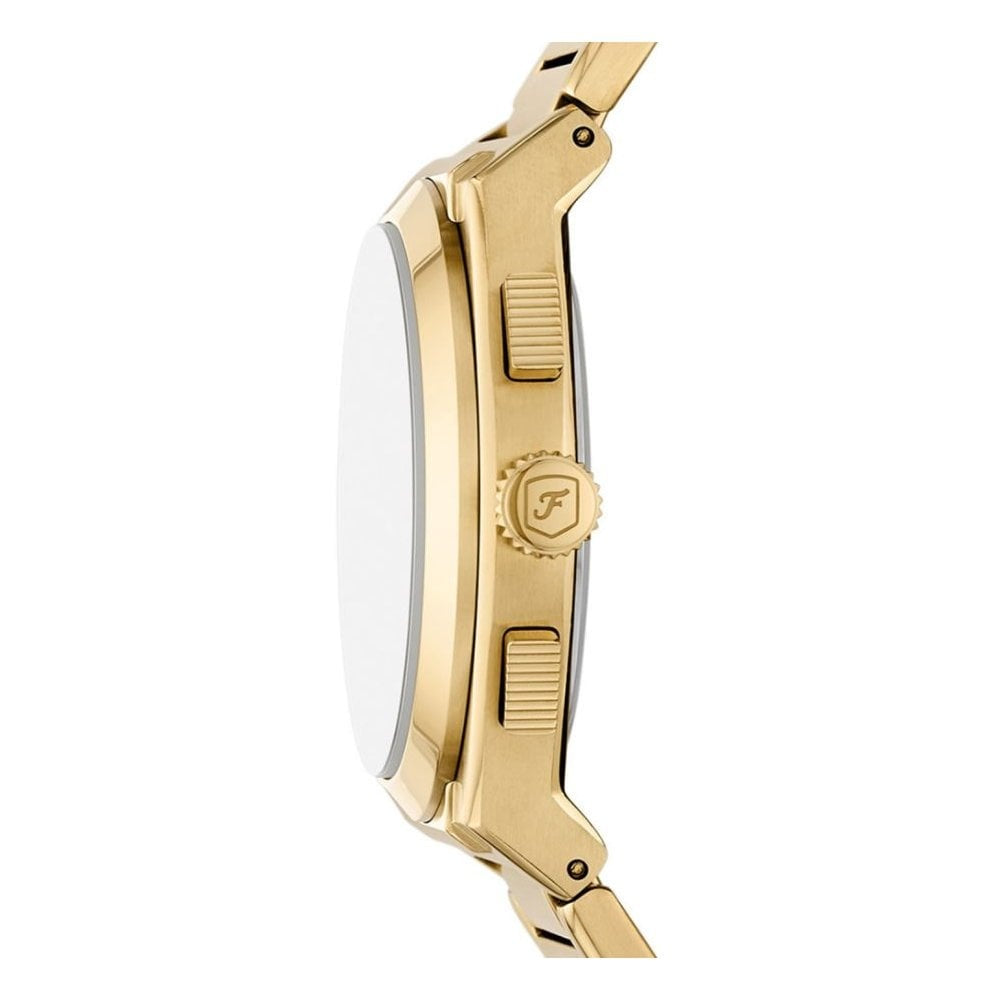 Everett, Chronograph Gents Gold Stainless Steel Watch