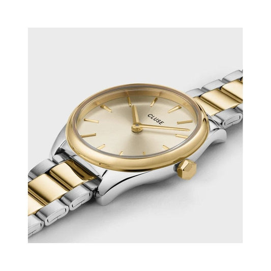 Féroce Mini, Champagne Dial, Ladies Two-Toned Stainless Steel Watch
