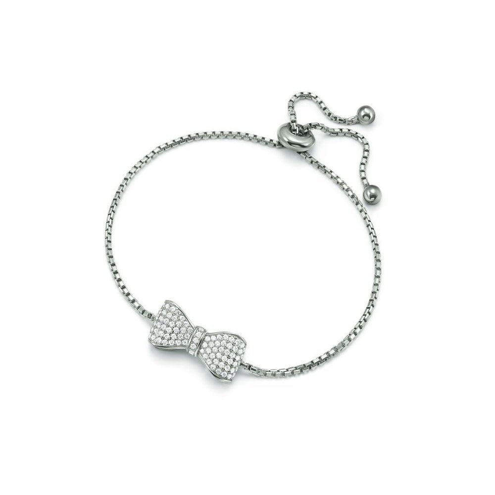 FOLLI FOLLIE STORIES CUBIC ZIRCONIA BOW BRACELET