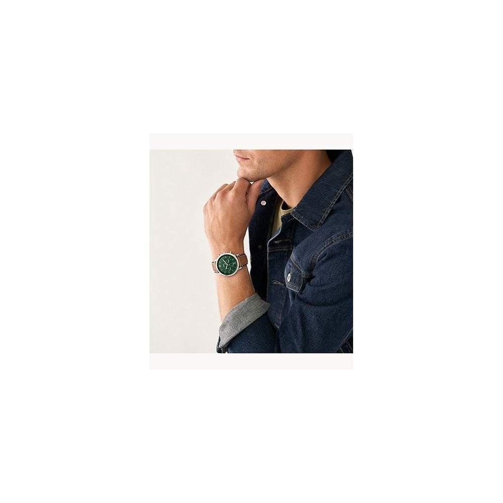 FOSSIL NEUTRA BROWN LEATHER GENTS WATCH