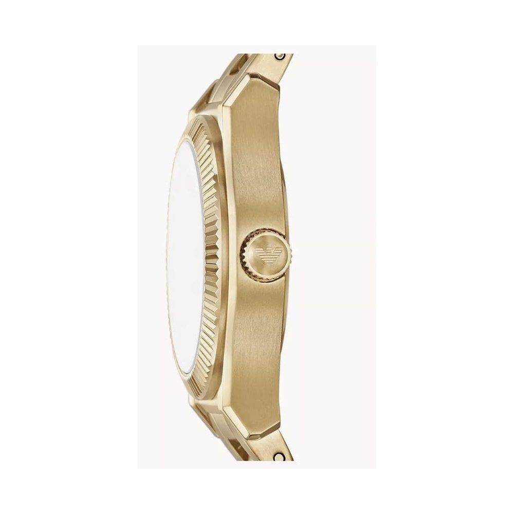 Federica, Mother of Pearl Dial Ladies Gold Stainless Steel Watch