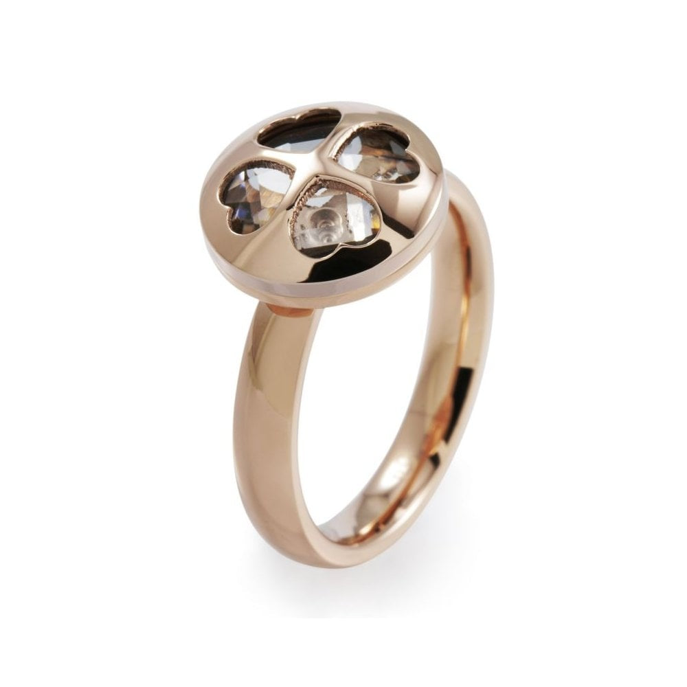 Folli Follie Ring with PVD rose plating