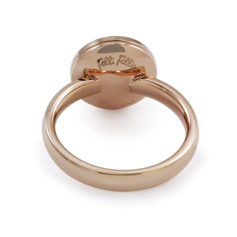 Folli Follie Ring with PVD rose plating