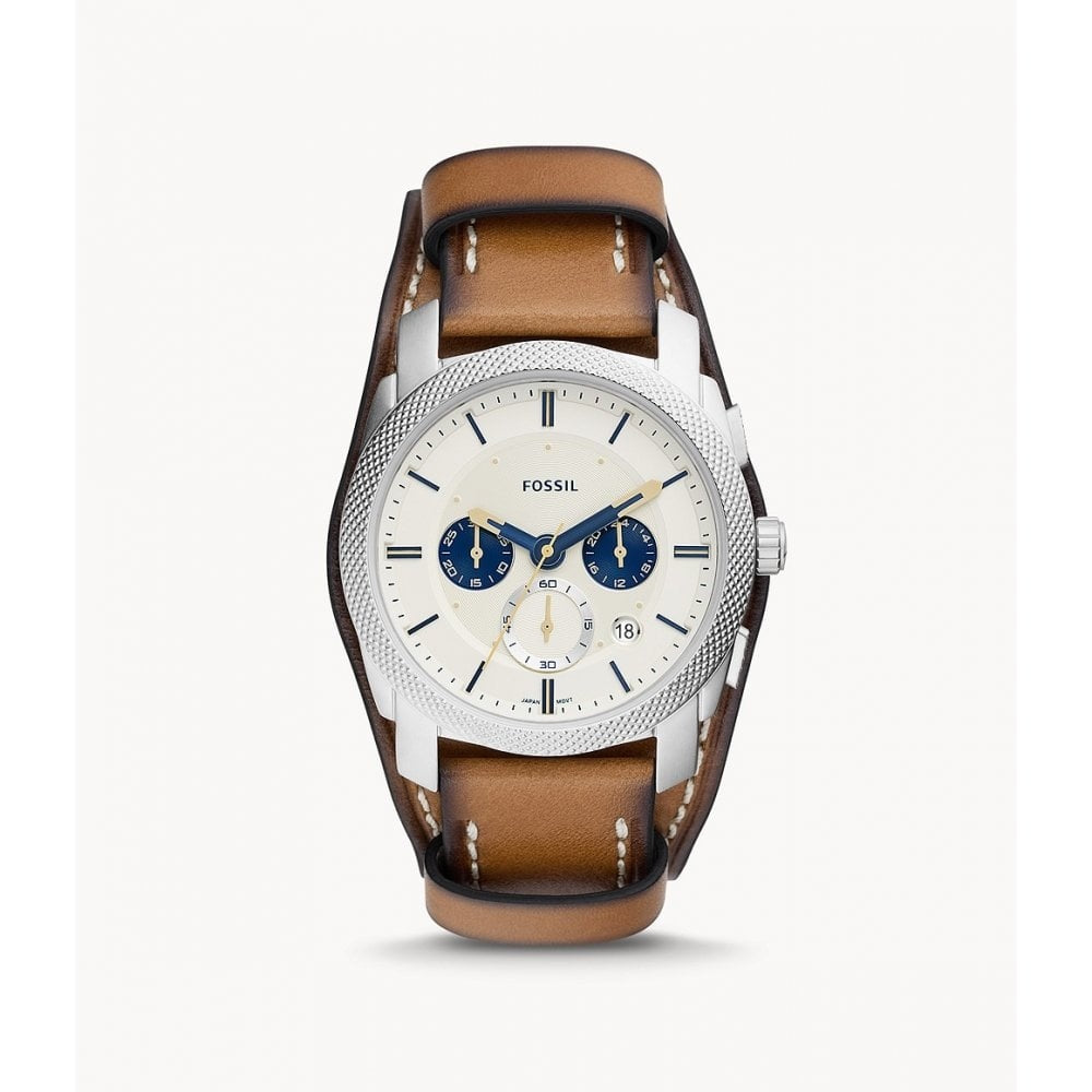 Fossil Machine Chronograph Tan Eco Leather Watch