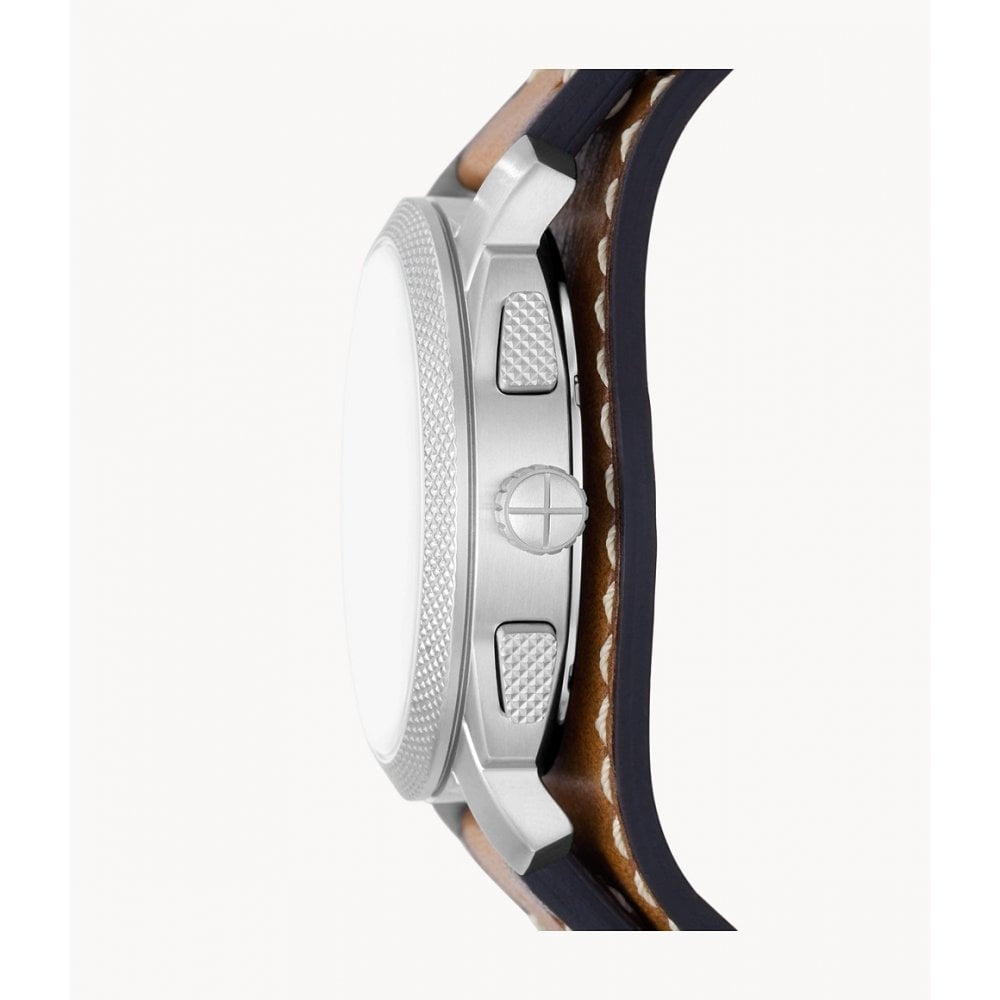 Fossil Machine Chronograph Tan Eco Leather Watch