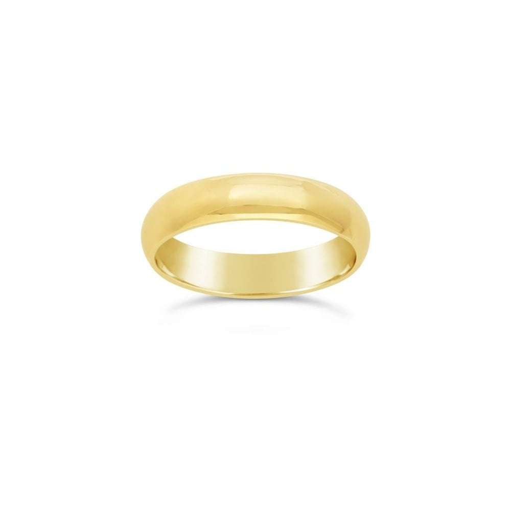 GENTS 9CT GOLD SOLID COURT WEDDING BAND