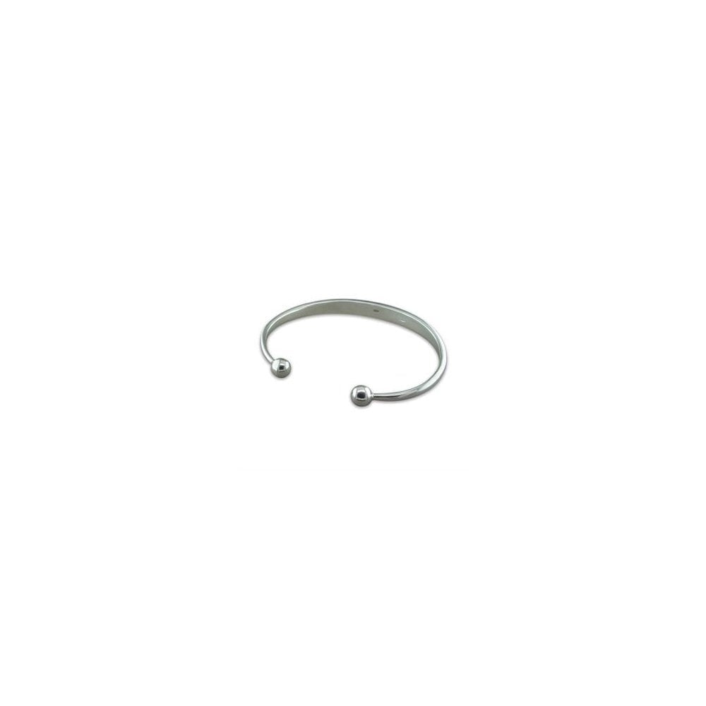 GENTS STERLING SILVER SOLID TORC