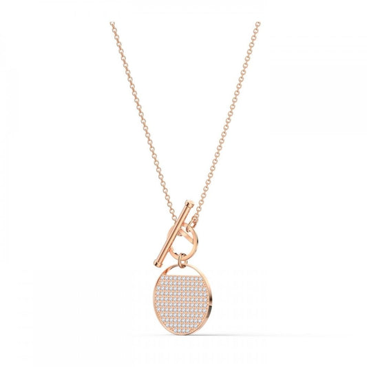 GINGER ROSE GOLD T BAR NECKLACE