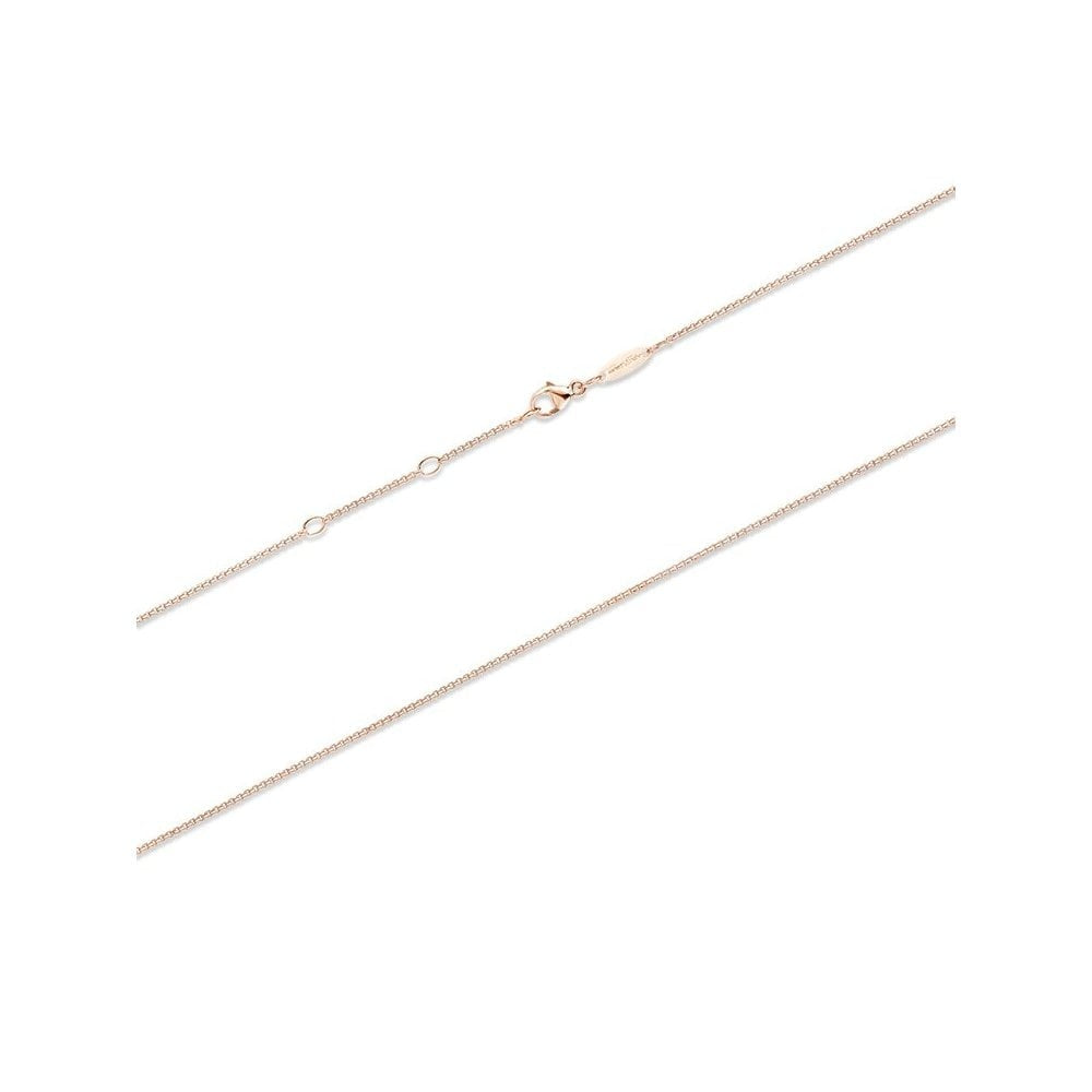 GLAM & SOUL ROSE GOLD ON SILVER VENEZIA CHAIN
