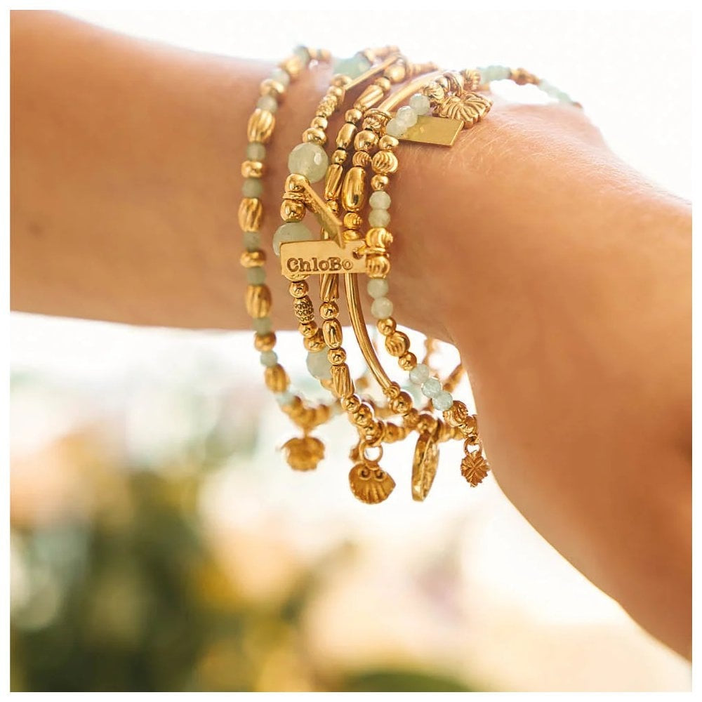 GOLD ON SILVER TRAVEL SEEKER BRACELET