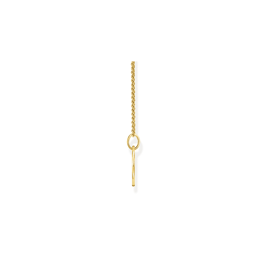 Gold On Silver Engravable Disc Pendant