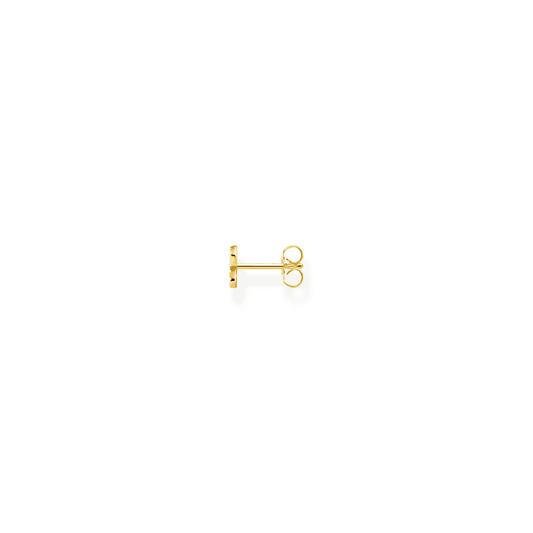 Gold on Silver Mini Infinity Stud Earrings