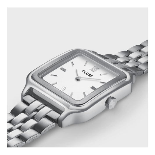 Gracieuse, White Dial, Ladies Stainless Steel Watch