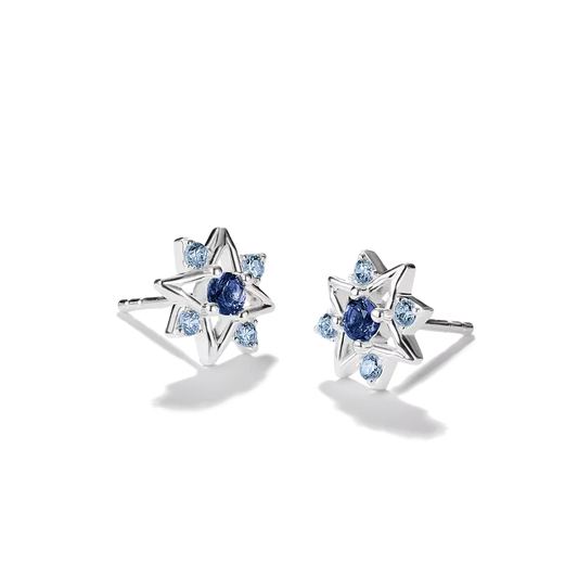 Thomas Sabo Star Stud Earrings with Blue Stones