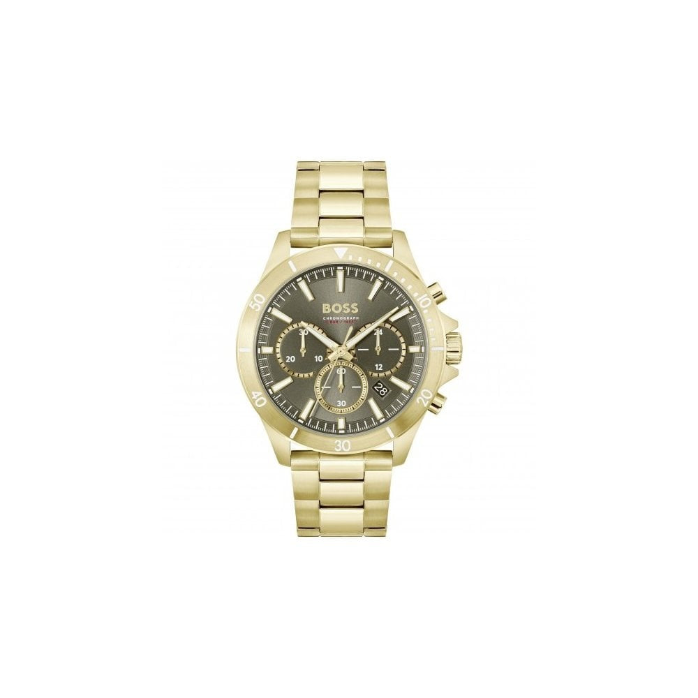 HUGO BOSS GOLD TROPER CHRONOGRAPH GENTS WATCH