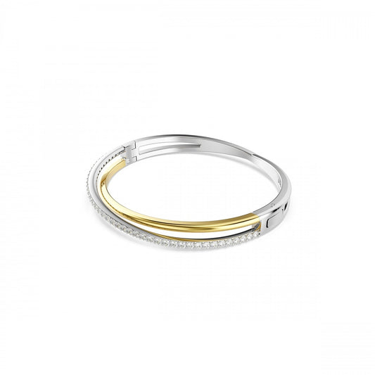 HYPERBOLA TWIST TWO TONED BANGLE