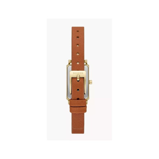 Hagen Micro, Two-Hand, Ladies Brown Leather Watch
