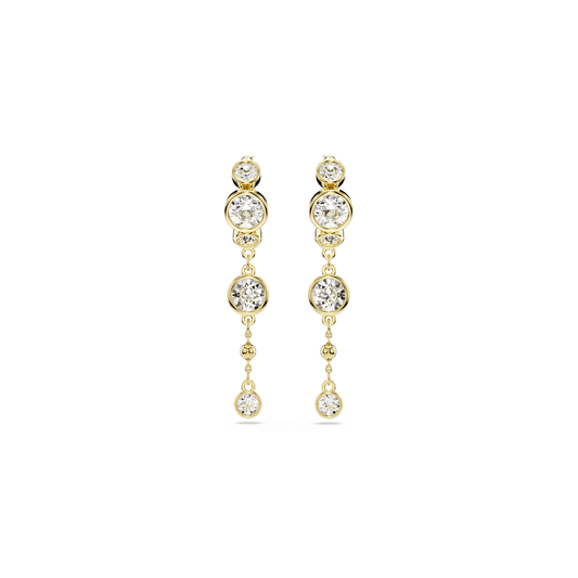 IMBER DROP GOLD EARRINGS